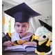 preview thumbnail 6 of 4, DolliBu Blue Penguin Graduation Plush with Gown and Cap with Tassel - 6 inches