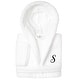 preview thumbnail 50 of 103, Sweet Kids 100% Polyester SUPER PLUSH Double Brushed Hooded Bathrobe with Black Script Monogram S - Large