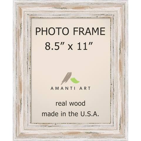 Alexandria Whitewash Photo Frame 8.5x11' 12 x 14-inch