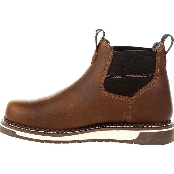 georgia boot wedge waterproof chelsea work boot