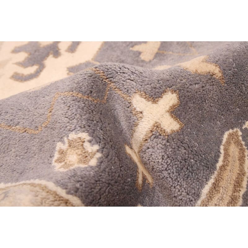 ECARPETGALLERY Hand-knotted Royal Oushak Charcoal Wool Rug - 10'0 x 14'1