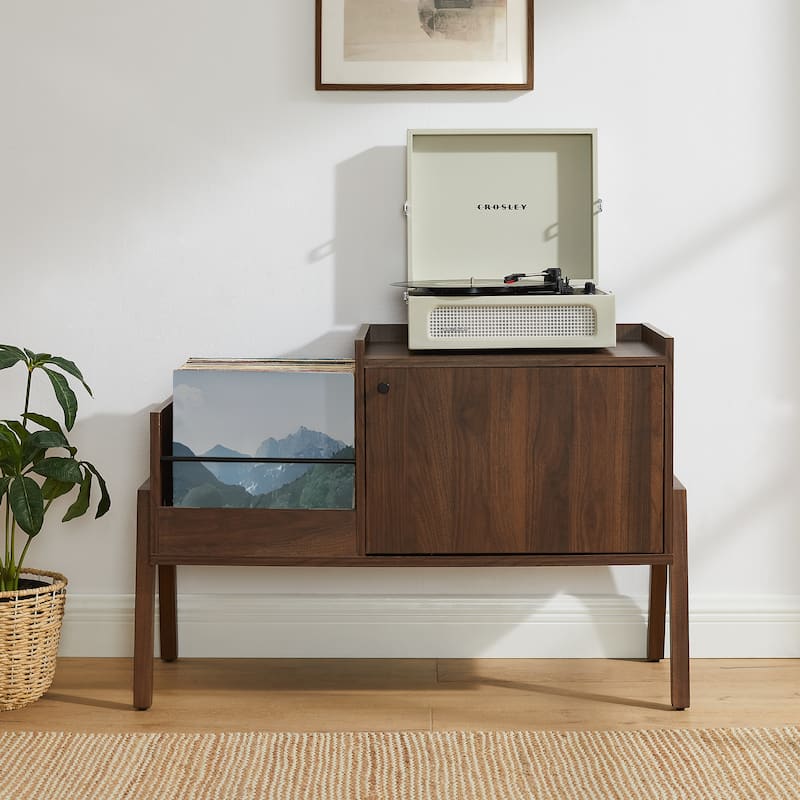 Crosley Luna Record Player Cabinet With Vinyl Storage