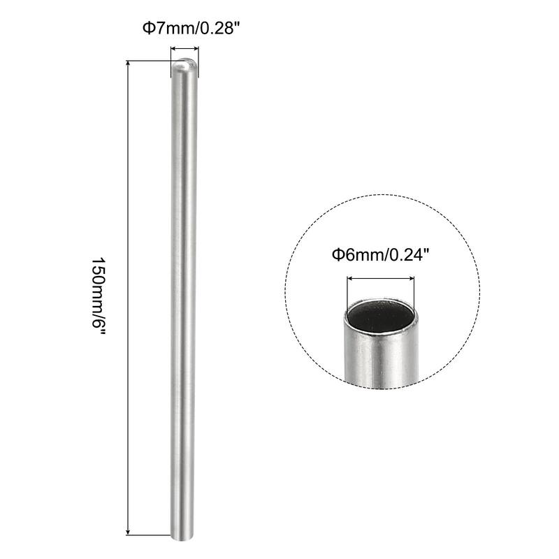 PATIKIL Tauchhülsen 1/4″ ID, 9/32″ AD – 5 Stück, 304 Edelstahl, Länge 200 Mm – Für Temperatursensoren In Wassertanks, Brauereien & Industrieprozessen
