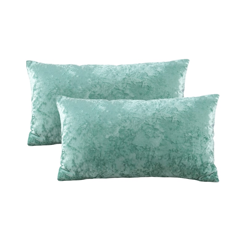 Rancho Crushed Velvet Throw Pillow Cover Set, NO INSERT