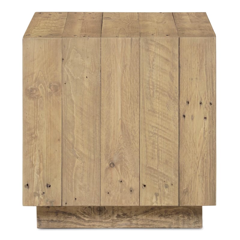NADAAL STUDIOS Niall, Accent Table With Reclaimed Pine - Natural