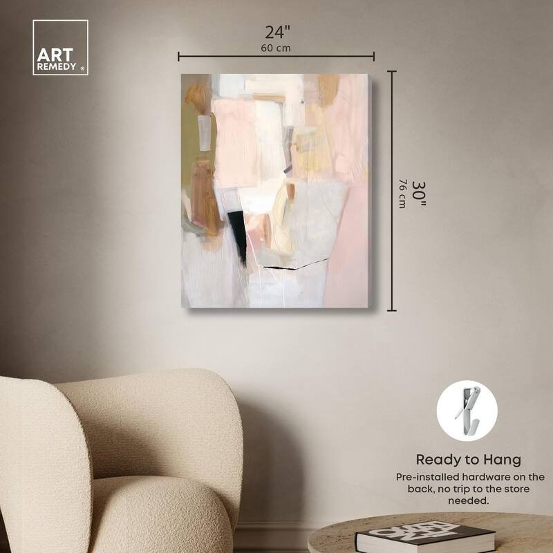 Pigment Flow II Canvas by Art Remedy, Gallery Wrapped