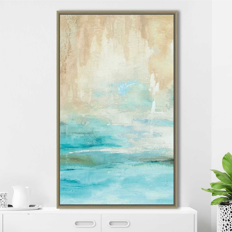 "Misty View I" by Carol Robinson Print on Floating Canvas