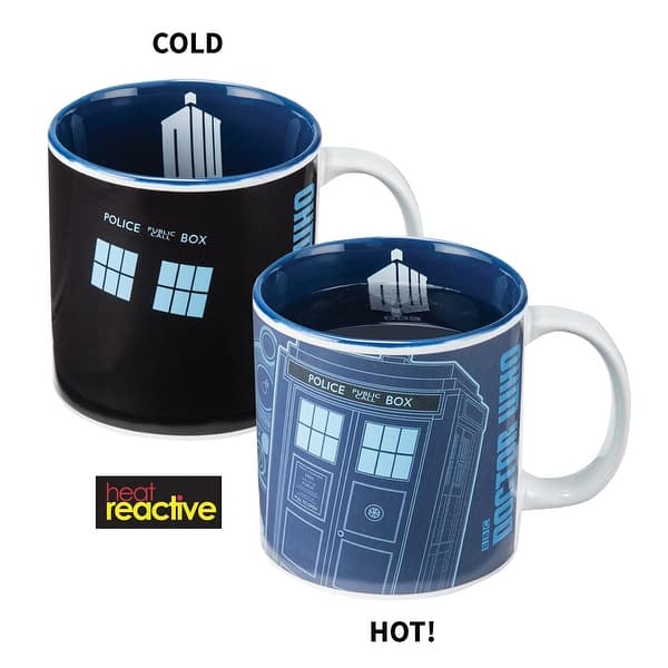 Shop Vandor Doctor Who Tardis Heat Changing Mug Heat Activated