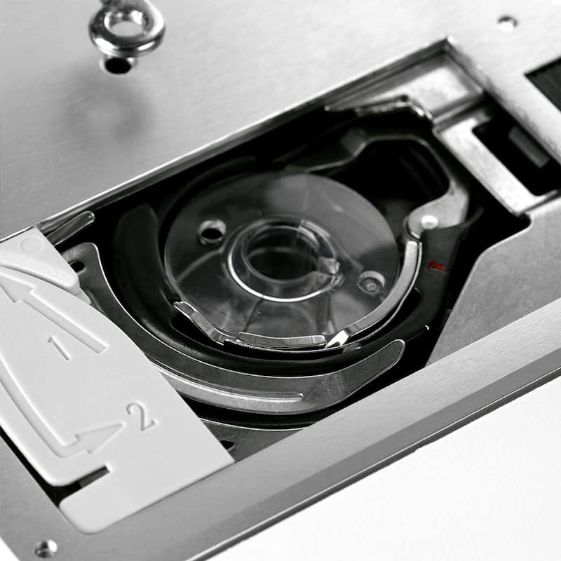 Janome Memory Craft 500e LE Embroidery Machine Bundle - Includes 5-Spool Thread Stand + 3.9" x 1.6" Hoop + Acustitch Software