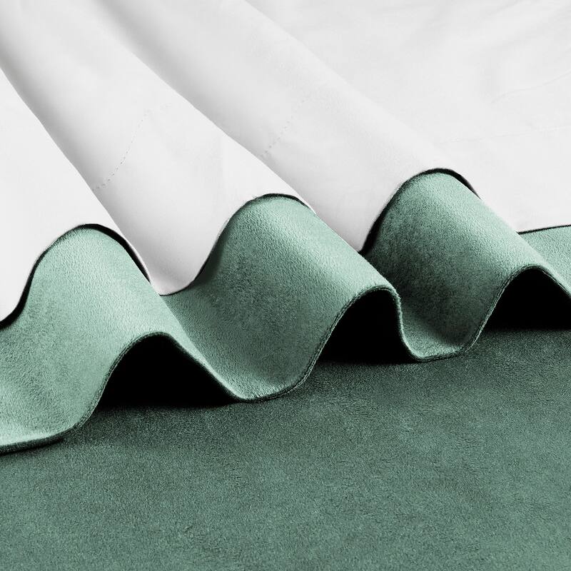 Exclusive Fabrics Signature Velvet Blackout Curtains - 96 Inches Long, (1 Panel) - Luxurious Drapery for Light Control.