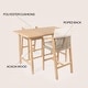 preview thumbnail 10 of 9, Javea Modern Coastal 3-Piece Acacia Wood Outdoor Bar Set with Cushions, by JONATHAN Y
