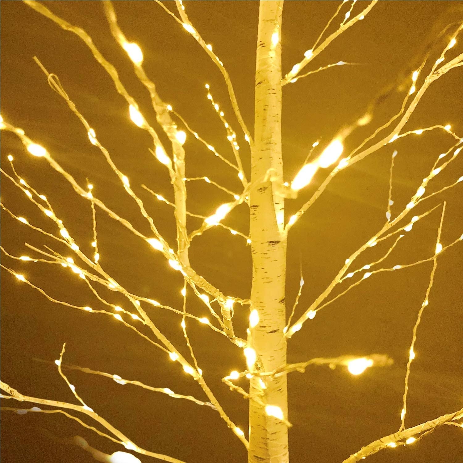 Faux birch tree with lights online