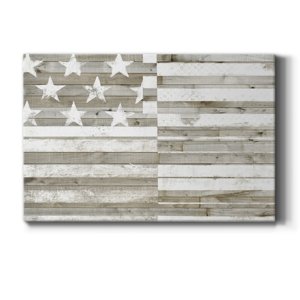 Americana Flag Premium Gallery Wrapped Canvas - Ready to Hang