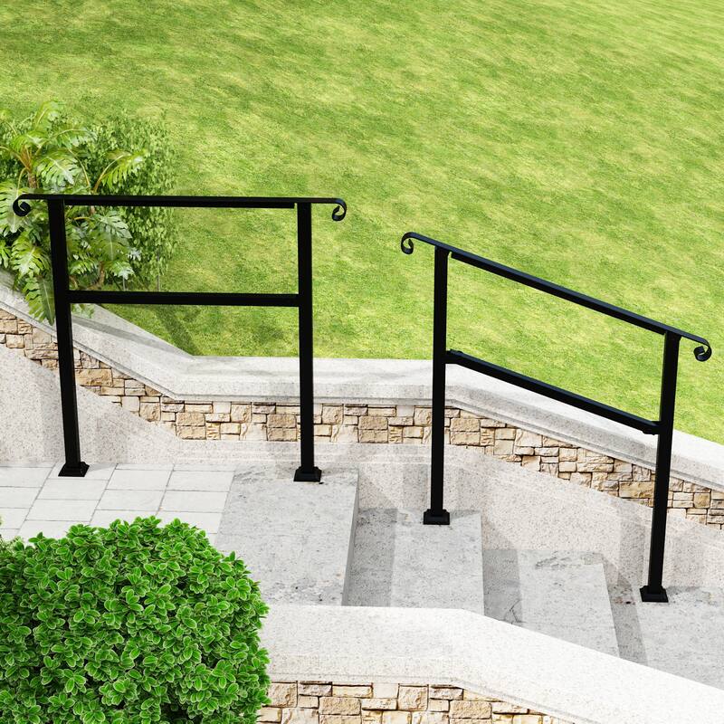 Iron Stair Rail Steps Suitable for Garden Porch and Home Applications