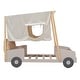 preview thumbnail 12 of 13, Wood Car Bed with LED Lights and Pillow, Twin Size, Natural Finish
