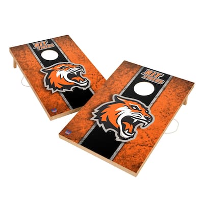 Vintage Rochester Institute of Technology Tigers Regulation 2x4 Cornhole Set
