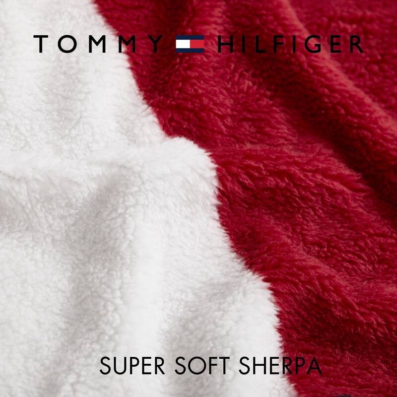 Tommy Hilfiger Iconic Reversible Throw Blanket