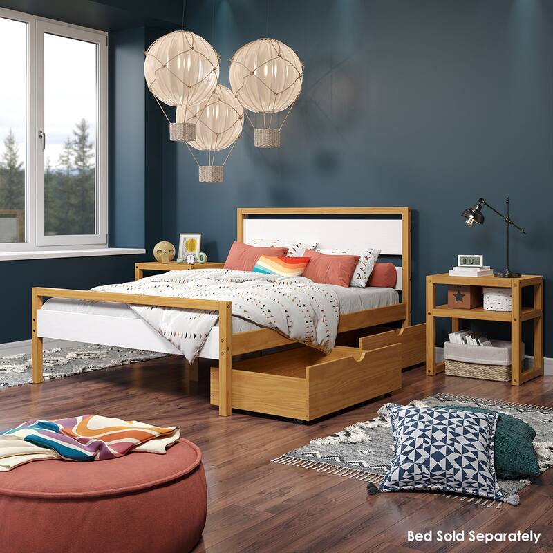 P'kolino Quadra Full Bed - White and Natural