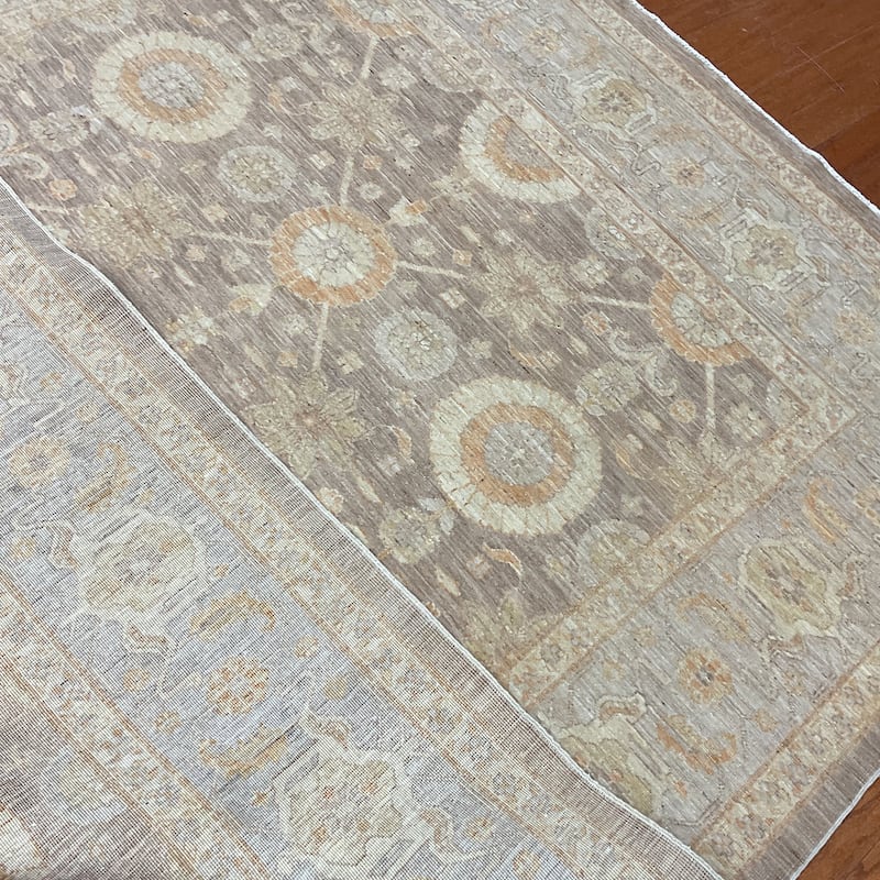 HERAT ORIENTAL Handmade Khotan Wool Rug - 6'3" x 8'10"