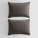 preview thumbnail 15 of 25, Calvin Klein Melange Cotton Flannel Solid Comforter Set