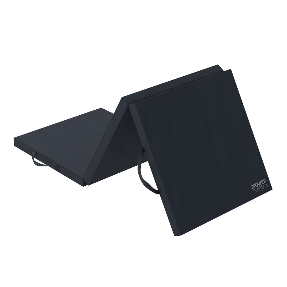 Power Systems Premium Gym Mat, Foldable Exercise Mat for Home Workouts