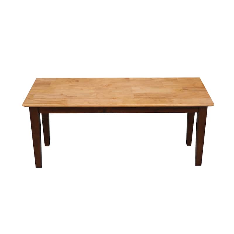 Shaker Style Bench - 39" x 14" - 39" x 14"