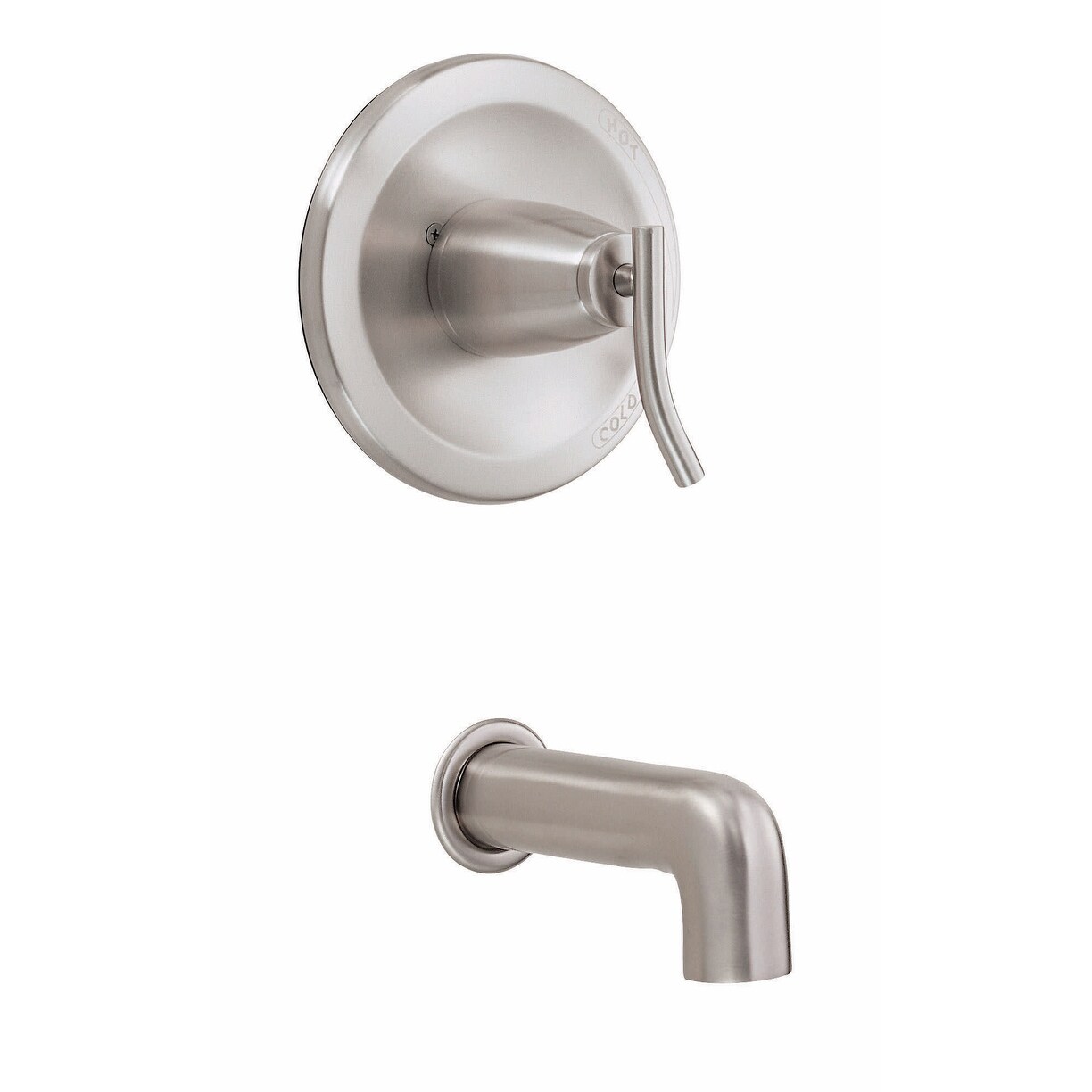 Danze D500654bnt Pressure Balanced Wall Mounted Bathtub Faucet Package