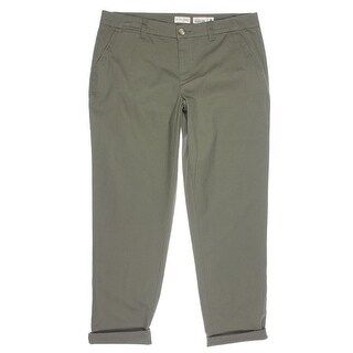 Shop Maison Jules Lou Lou Cropped Straight Leg Casual Pants Dusty