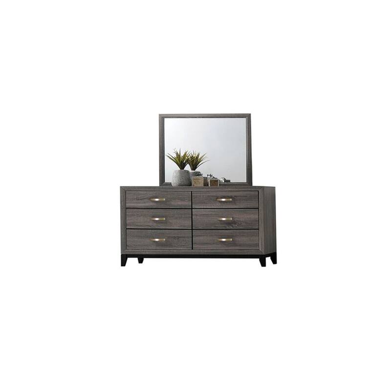 Sierra Contemporary Style 4PC/5PC Bedroom Set Made with Wood