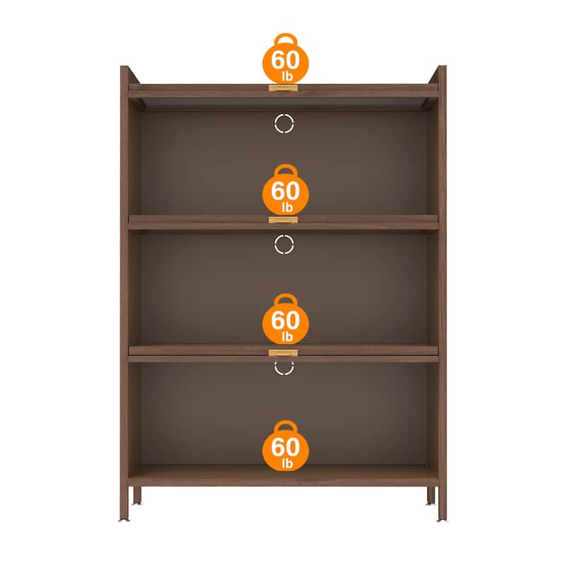 44'' Tall Metal Storage Cabinet with 3 Flip Doors, Steel Organizer for Bedroom, Office, Living Room, Hallway, Entryway