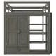 preview thumbnail 34 of 32, Full Size Loft Bed with Built-in Wardrobe, Desk, Storage Shelves and Drawers