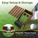 preview thumbnail 10 of 17, Costway Putting Green Practice Golf Putting Mat with Auto Ball Return