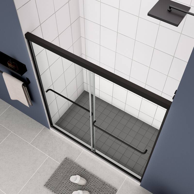 Sliding door, with 1/4" tempered glass