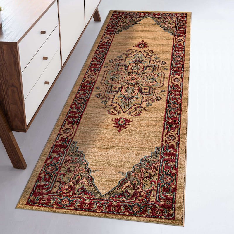 ECARPETGALLERY Machine Woven Lux Traditional Area Rug