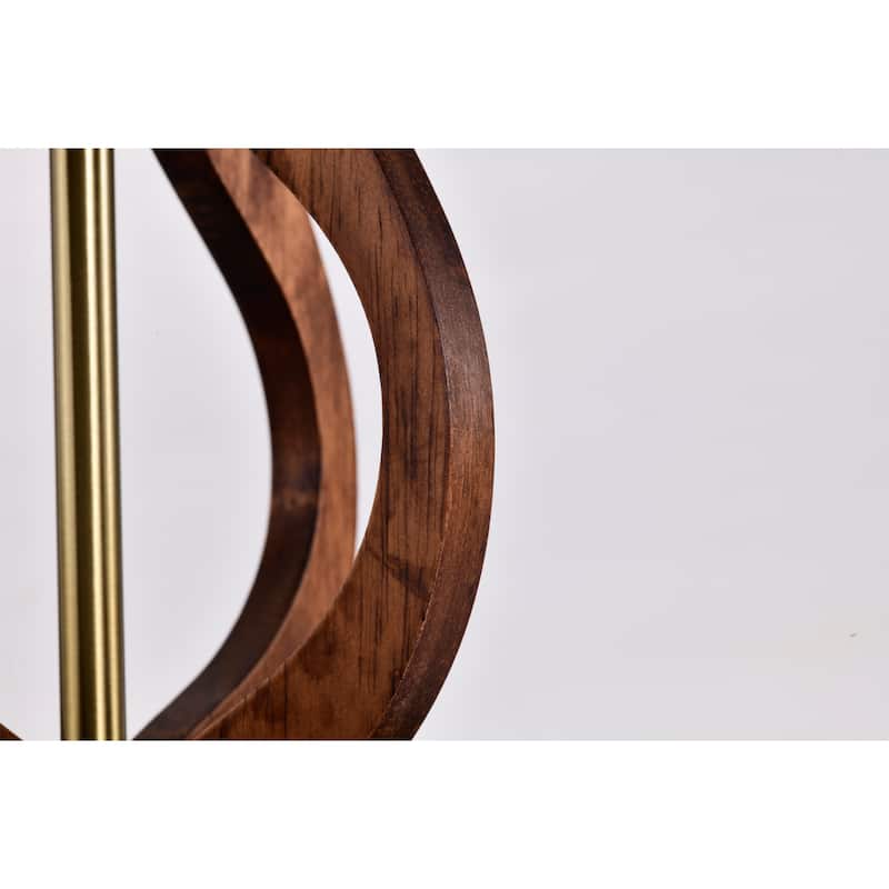 Linen Shade 6 Inch Brass Base Finish Pull Chain Table Lamp