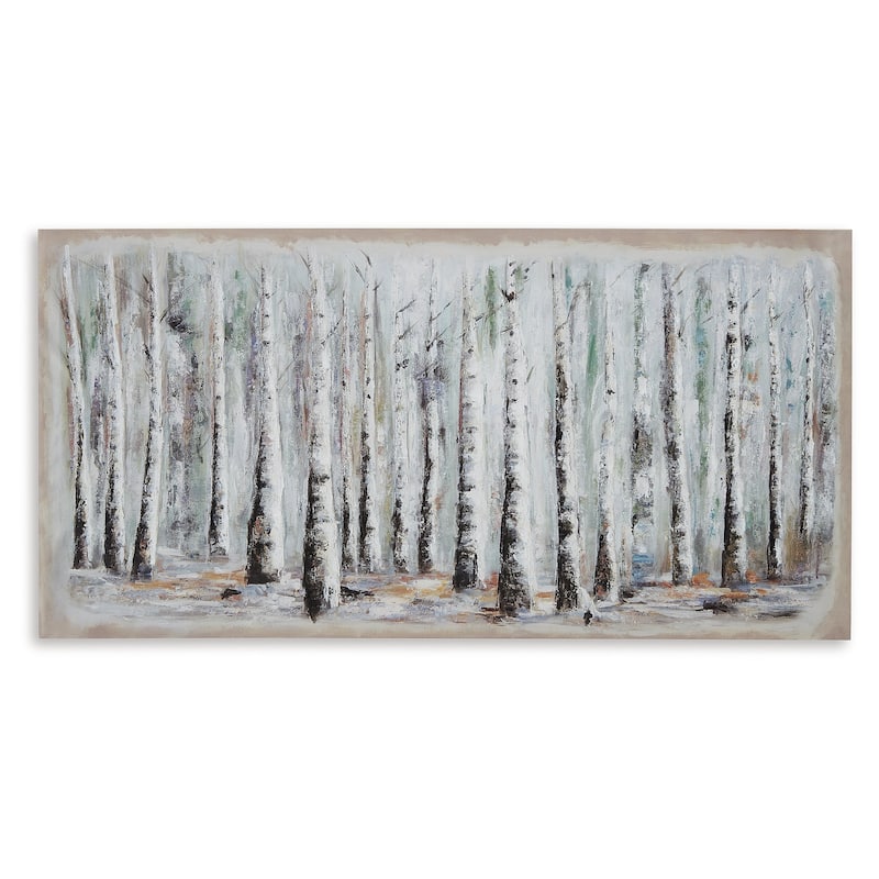Signature Design by Ashley Calbert White/Black/Green Wall Art