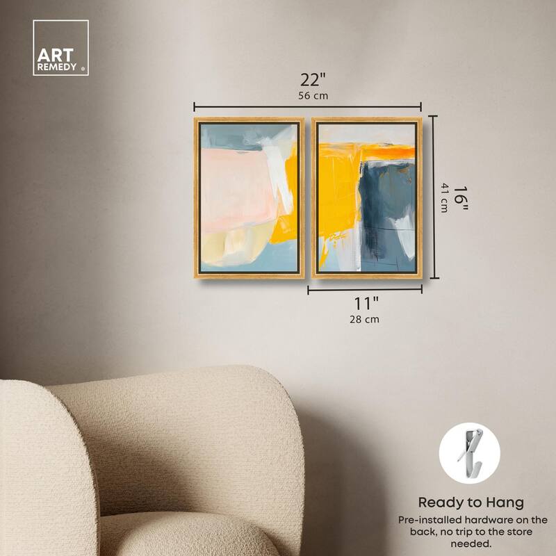 Skyward Radiance II Canvas Set of 2 by Art Remedy