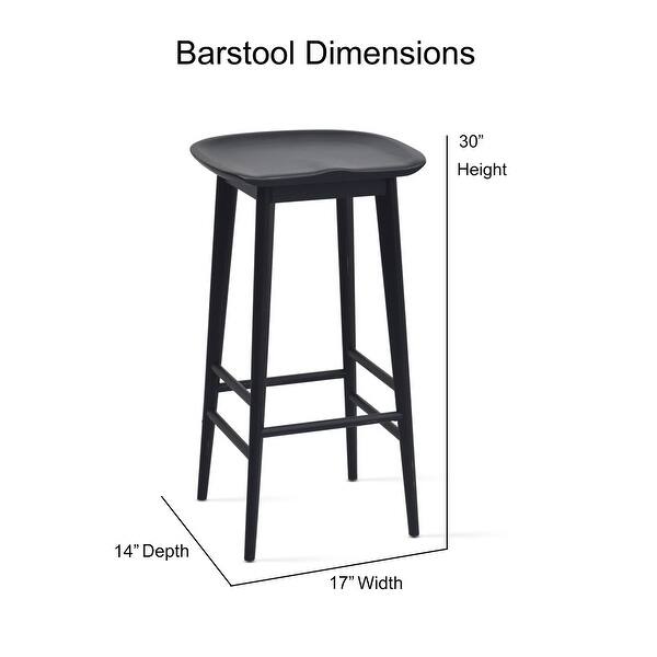 dimension image slide 3 of 3, Greyson Living Hendry Backless Bar Stool - Bar Stool