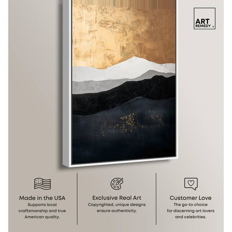 Golden Vista II Canvas by Art Remedy