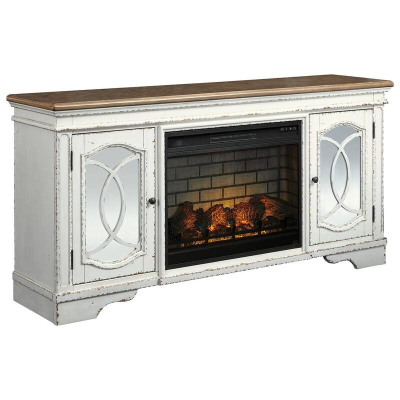 Entertainment Black Contemporary Large Fireplace Insert