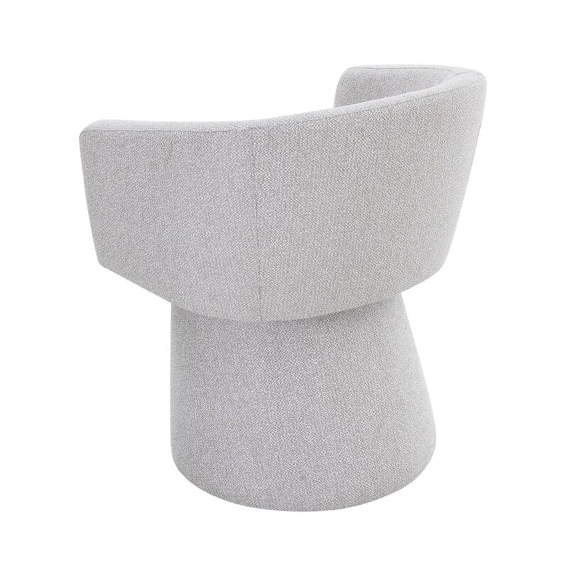 Modrest Linton Modern Light Grey Fabric Dining Chair