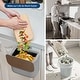 preview thumbnail 7 of 40, 1.9 Gal/2.4 Gal Kitchen Compost Bin, Small Hanging Trash Can with Stainless Steel Lid