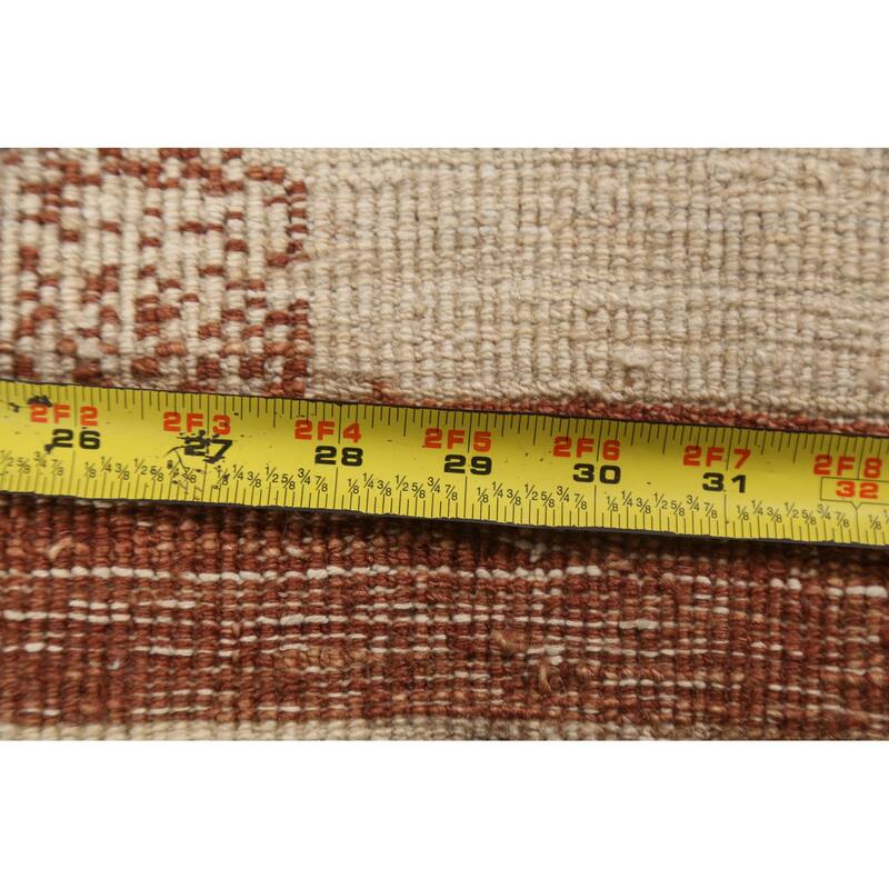Wool Geometric Gabbeh Kashkoli Oriental Area Rug Hand-knotted Carpet - 3'5" x 5'3"