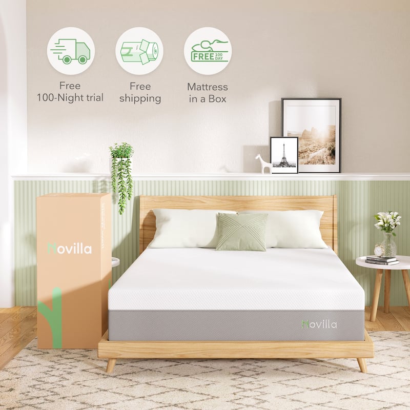 Novilla 10-inch Medium Cooling Gel Memory Foam Mattress