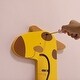 preview thumbnail 12 of 11, Wooden Giraffe Sensory Wall Game, Activity Toy Growth Chart for Playroom, Nursery, Preschool, and Doctors' Office