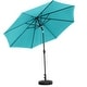preview thumbnail 39 of 72, Ainfox 10ft Patio Umbrella with Lights Outdoor Solar Umbrella