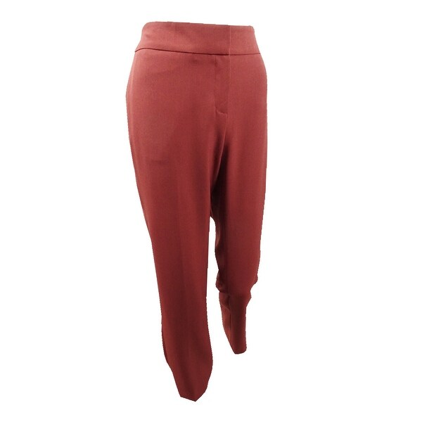 plus size straight leg pants