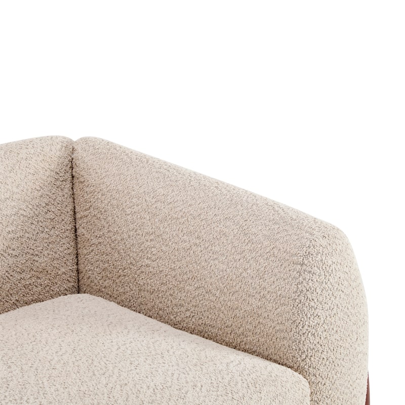 Arion Upholstered Boucle 2-Piece Living Room Sofa Set by Christopher Knight Home