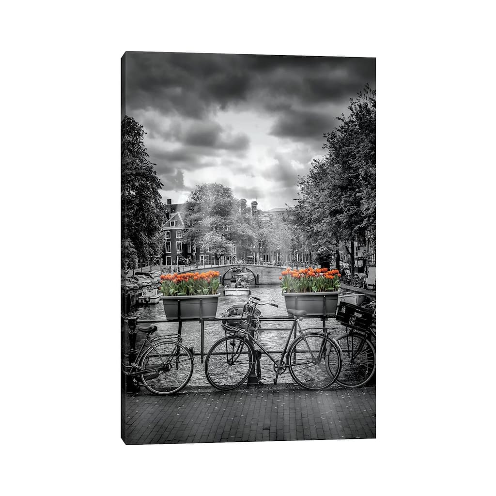 iCanvas "Herengracht Amsterdam" by Melanie Viola Canvas Print