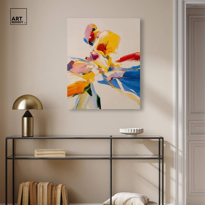 Flippant Bloom I Canvas by Art Remedy, Gallery Wrapped